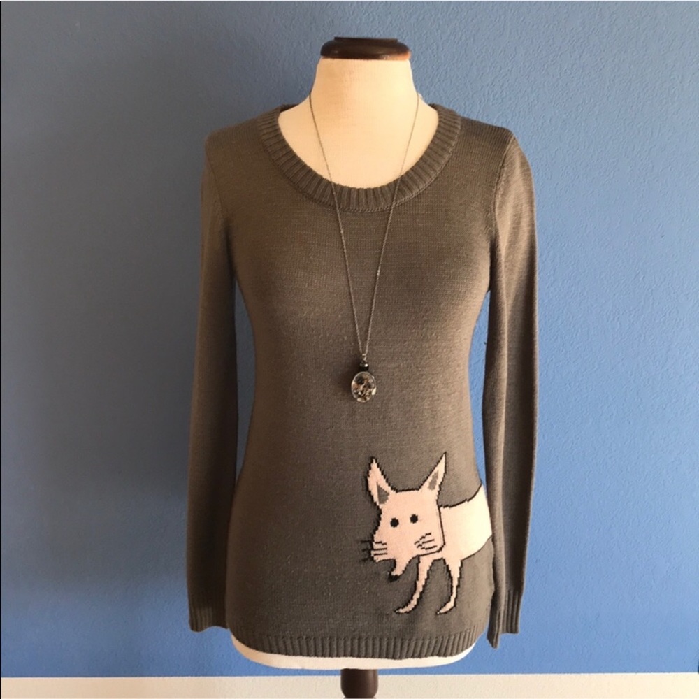 Gray Fox Design Sweater